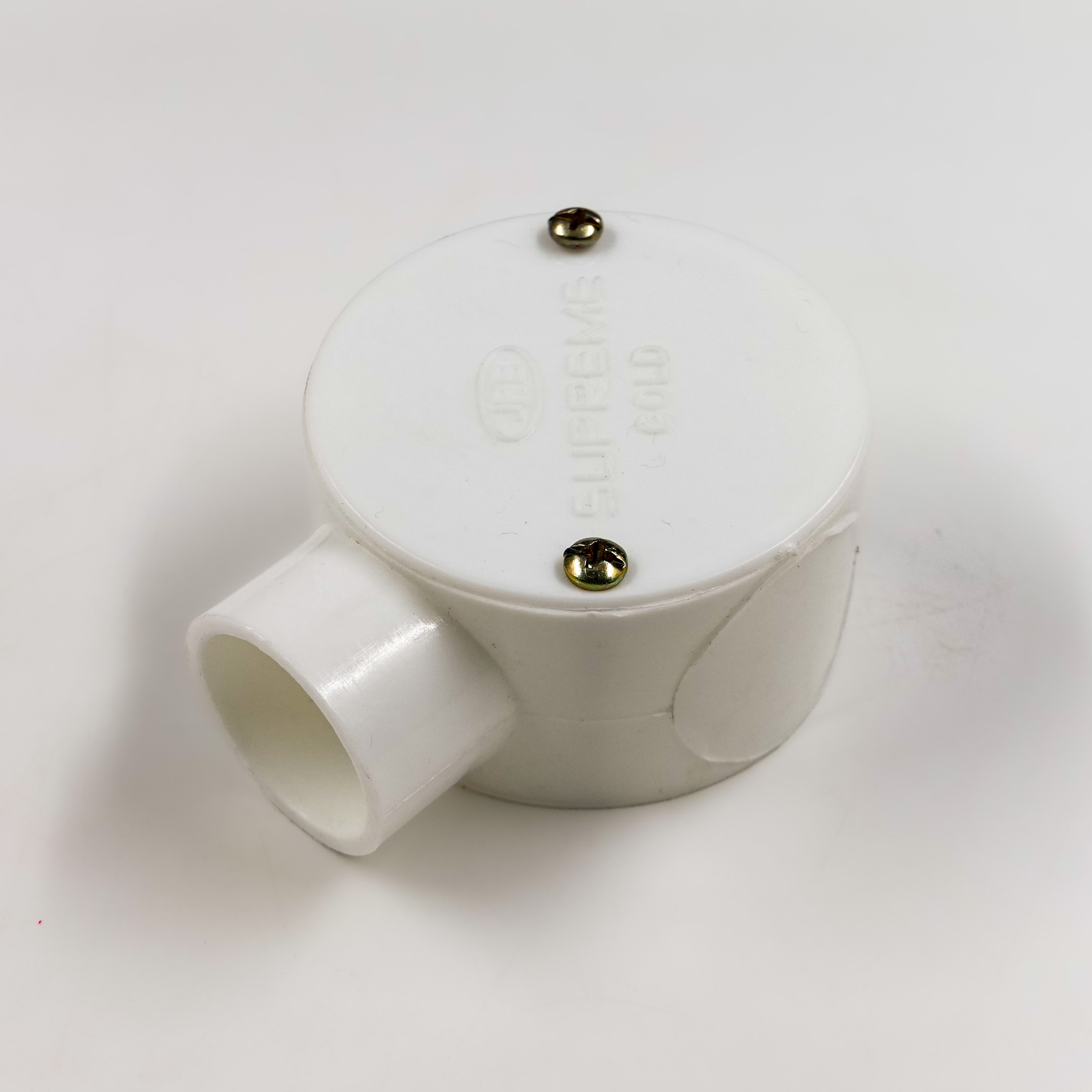 JRB Suppreme - 25Mm Conduit Junction Box 1 Way (White)